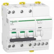 Disjoncteur différentiel 40A 3P+N - 30mA type A-SI - Courbe C