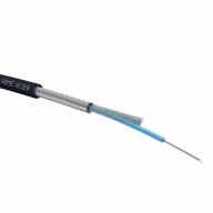 Câble fibre optique 12FO 250µm OM4 – Extérieur PE armé noir