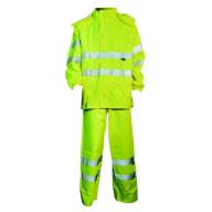 Ensemble de pluie haute visibilité jaune Cl.3 T.L