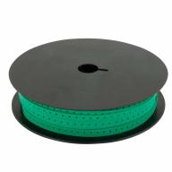 Bandeau de repérage PVC souple vert 8mm - Rouleau de 50m