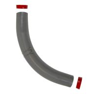 Ensemble gaine massif D120 – Protection mécanique des câbles – 750 x 600 x 120 mm gris