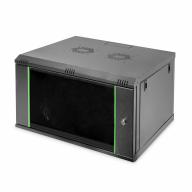 Coffret mural 19" 7U 600x600 mm noir (Dynamic basic)