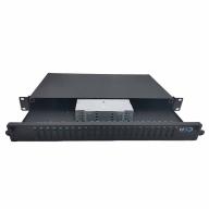 Tiroir 19" coulissant 1U 24 SCU DX multimode éq. 24 traversées SCU DX