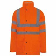 Veste de pluie haute visibilité respirante orange Cl.3 T2S T.M