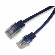Cordon RJ45 1 paire bleu 4/5 "téléphone" 100 ohms Lg 0,5m 100% cuivre