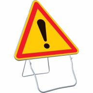 Panneau temp AK14 700 Cl.2 "Attention" + PL