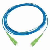 Jarretière optique SX SC/APC-SC/APC G.657A2 Ø1,6mm Bleu Lg 3,5m