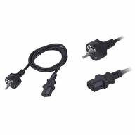 Cordon secteur 2P+T droit / C13 droit 3x1mm² Lg 3m