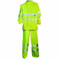 Ensemble de pluie haute visibilité jaune Cl.3 T. S