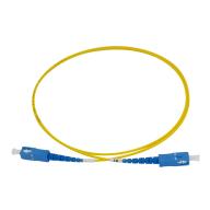 Jarretière optique SX SC/UPC-SC/UPC G.657A2 Ø2,0mm Jaune Lg 1,0m