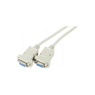 Cordon blindé DB9 F/F - Avec vis de fixation - 10m