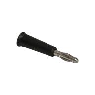 Fiche banane à souder 4mm noire