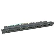 UPTEC - Panneau téléphonique 1U Cat 3 25 ports 3-6/4-5 - Infrastructure 19 pouces professionnelle