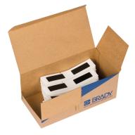 Etiquette plaque gravée BRADY M610/M611 B-7593 - 19 x 48mm Noire - Boite de 300