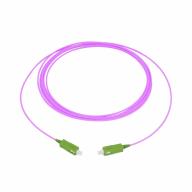Jarretière optique simplex SC/APC-SC/APC G.657A2 Ø1,6mm Violet Lg 3,5m