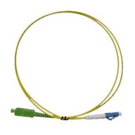 Cordon FO Splx monomode G657A2 GRADE B SC APC/LC UPC - 2m Jaune