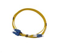 Cordon FO Duplex monomode 9/125 LC / SC - 3m - Short Boots