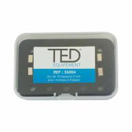 Jeu de 10 espaces pour marteau à frapper TED - Hauteur 3 mm