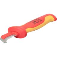 Couteau à dénuder avec sabot KNIPEX - Isolé 1000V