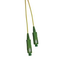 Cordon FO Splx monomode G657A2 Grade B SC APC/SC APC - 40m Jaune