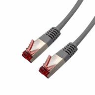 Cordon RJ45 CAT6 SSTP AWG26 LSZH gris Lg 30m