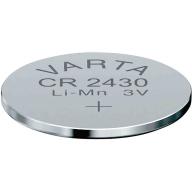 Pile bouton lithium VARTA CR2430 300mAh 3V - Blister de 1