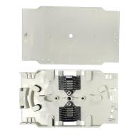 Cassette de protection pour 12 épissures + clips - Accessoire réseau professionnel