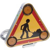 Triflash à leds 500mm double face 12/24 volts pour véhicule