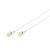 Cordon RJ45 CAT6A U/FTP LSZH gris Lg 1,0m