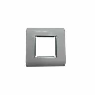 Enjoliveur (plaque) + grille pour plastron 45x45mm UPTEC - Connectique réseau B2B