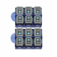 Kit de 12 unités distantes femelles pour câble RJ45