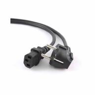 Cordon secteur 2P+T coudé/C13 droit 3x1mm² Lg 3m - réf. 2020072
