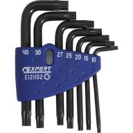 Jeu de 7 clés Torx courtes brunies T10 à T40