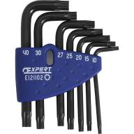 Jeu de 7 clés Torx courtes brunies T10 à T40
