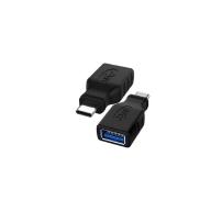 Adaptateur USB3.1 type C M vers USB3.0 type A F 5Gb/s 15W - monobloc