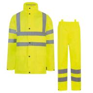 Ensemble pluie haute visibilité respirant jaune Cl.3 T2S T.L