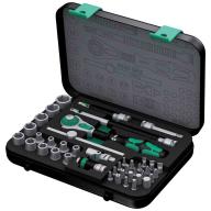 Coffret clés à cliquet Zyklop WERA 1/4" 6 pans 42 pièces