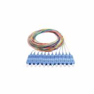 Pigtail SCU monomode G.657A2 longueur 1,5 m - lot de 12 couleurs