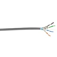 UPTEC - Câble monobrin - CAT6A F/FTP - 4 paires LSZH gris CCS - 305m