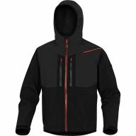 Veste Softshell 3 couches laminées noir / orange Optima T.S