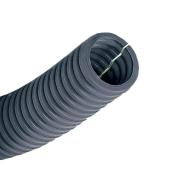 Gaine ICTA3422 grise + fil tire-aiguille galvanisé - Ø20mm lg 100m