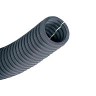 Gaine ICTA3422 grise + fil tire-aiguille galvanisé - Ø20mm Lg 100m
