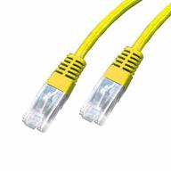 Cordon RJ45 CAT6 UTP AWG26 Jaune Lg 7m