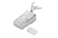 Connecteur RJ45 CAT6A blindé 8P8C pour câble RJ45 AWG23