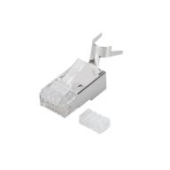 Connecteur RJ45 CAT6A blindé 8P8C pour câble RJ45 AWG23