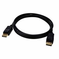 Cordon DisplayPort 1.4 M vers HDMI 2.0 M AWG30 noir Lg 1m