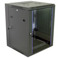 UPTEC - Coffret mural pivotant 19" 15U 600mm - 3 parties - Infrastructure 19 pouces professionnelle