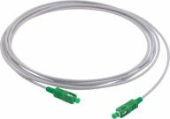 Cordon optique SX SC/APC-SC/APC G.657A2 Ø3,0mm Armé Blanc Lg 10m