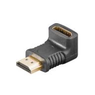 Adaptateur HDMI M/F - Coudé gauche 270°