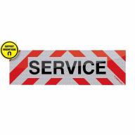 Bandeau VL "service" magnétique Cl.B 50x15cm T2S